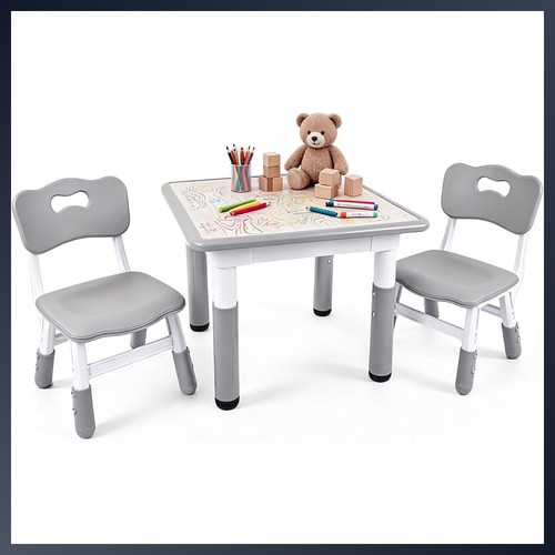 Kids table chair set graffiti - kids,
