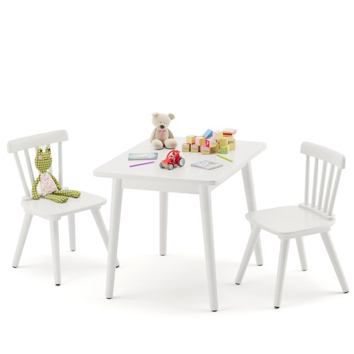 Rubberwood kids art table and - rubberwood,