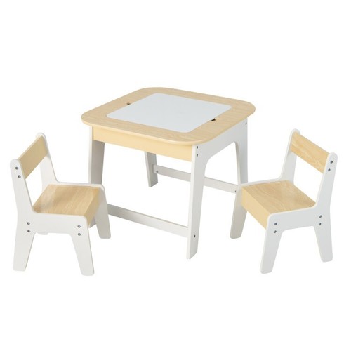 Kids table and chairs set - table,