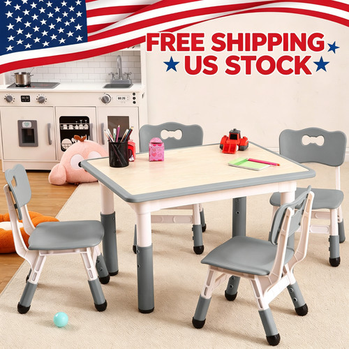 Kids table chairs - table, set