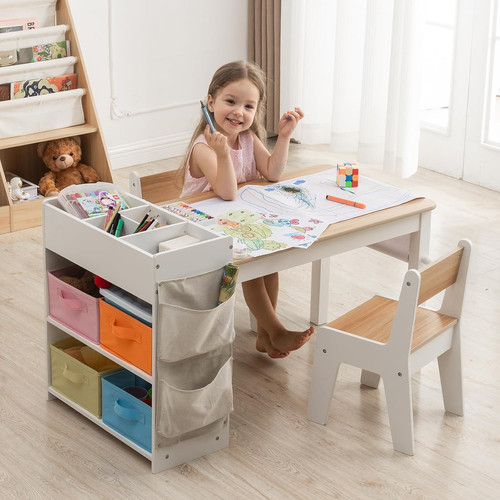 Kids art table - table, chair