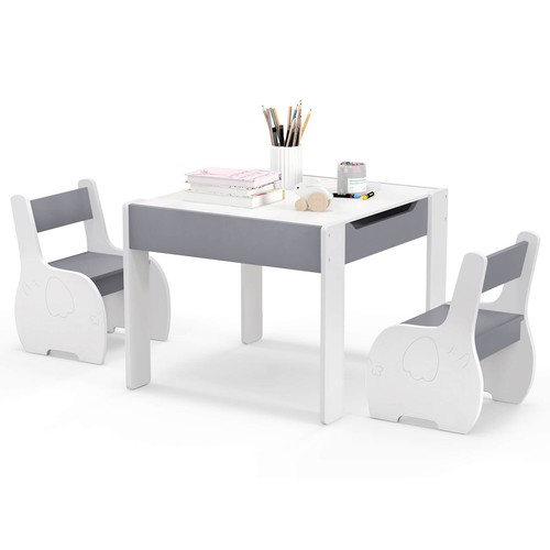 Kids wooden table 2 - 4-in-1,