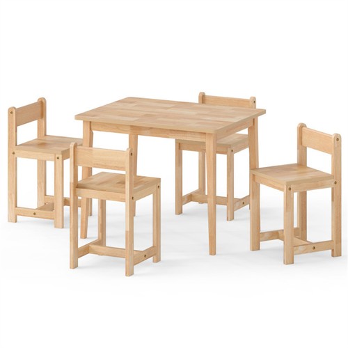 Kids wood table and - and, chairs
