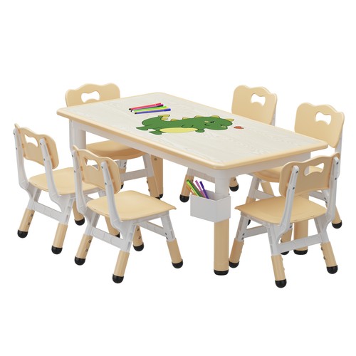 Kids table chairs - table,