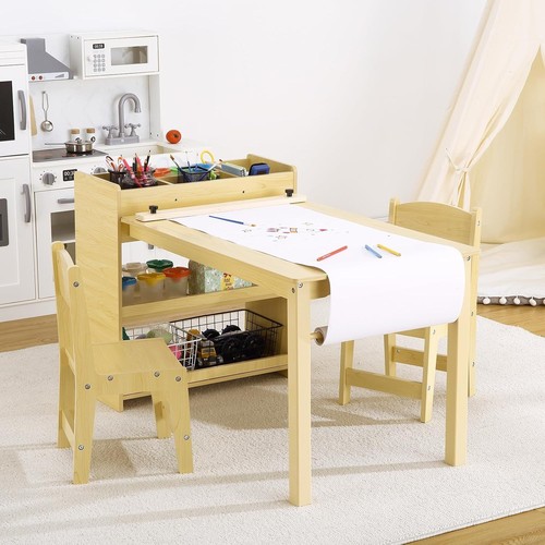 Kids art table - art, chair
