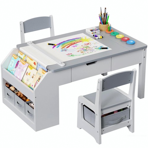 Kids art table and - art,
