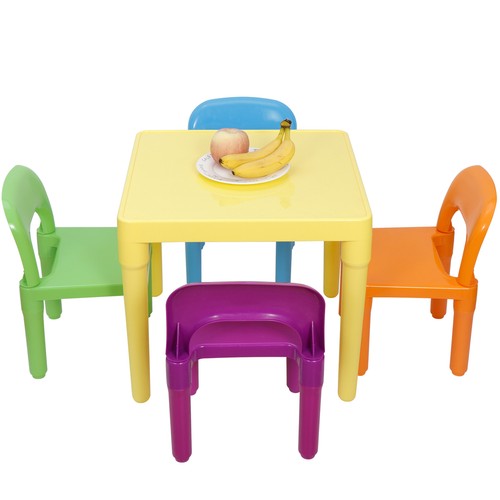 Plastic kids table and - plastic, 4