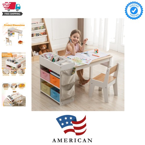 Kids art table and chair - table,