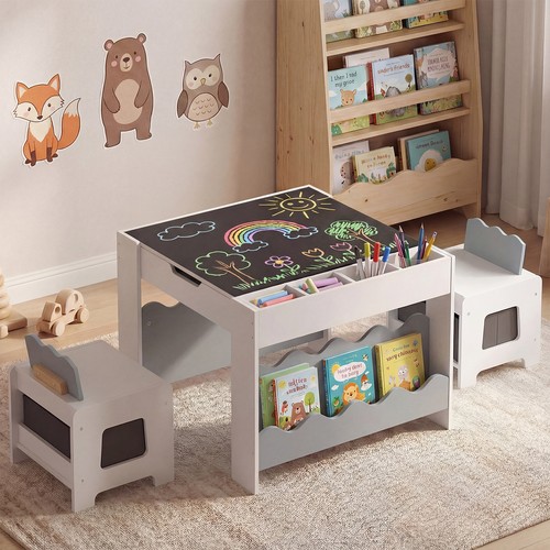 Wooden kids table - wooden, and