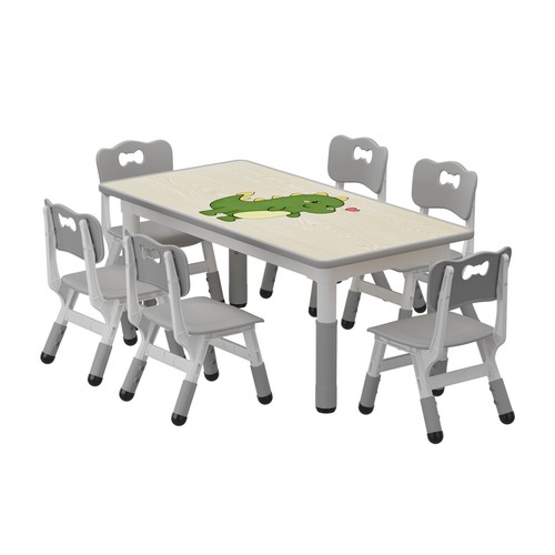 Kids table chairs set - &, 6