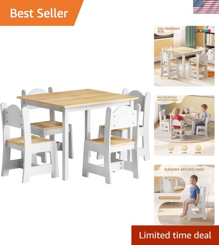 Kids table and chairs - table, 4