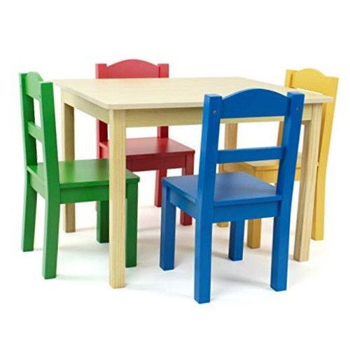 Kids wooden table and - wooden,