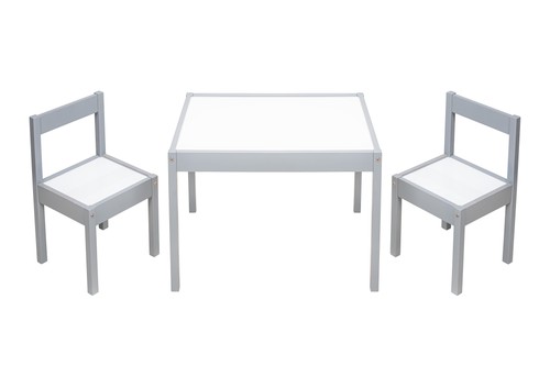 Child piece table chairs - table, &