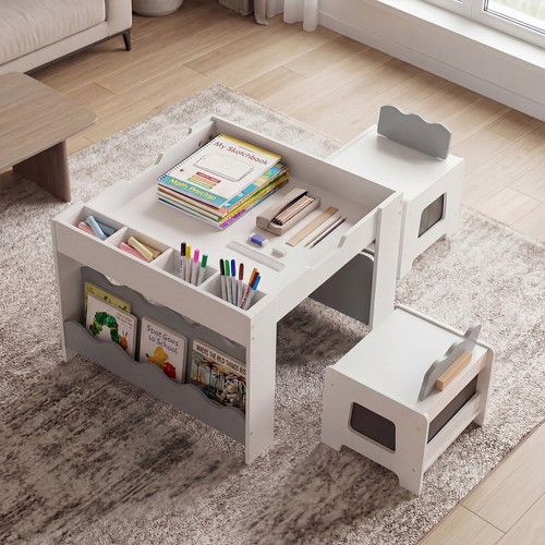 Wooden kids table - wooden,
