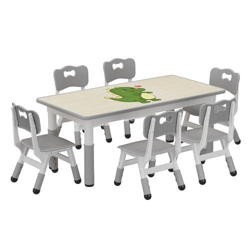 Kid table chairs set - 6,