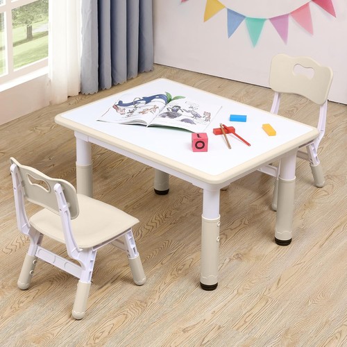 Adjustable kids table chairs - table,
